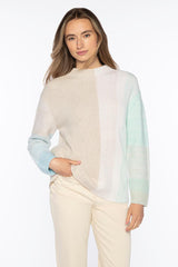 Ombre Garter Hi Crew - Dune