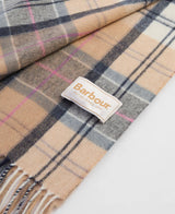 Barbour Serena Tartan Scarf - Dress/Hessian