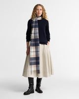 Barbour Tartan Cashmere Scarf - Birchwood Tartan