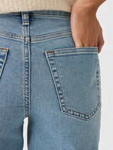 Le Slim Palazzo Raw Fray - Dovetail