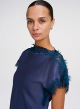 ALC Luna Top - Ash Blue/Ash Blue