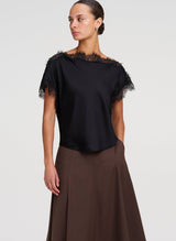 ALC Luna Top - Black/Black