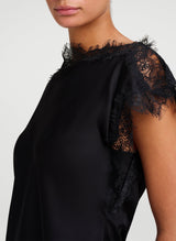 ALC Luna Top - Black/Black