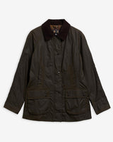 Barbour Classic Beadnell Waxed Jacket - Olive