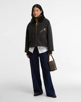Arlene Checked Wax Jacket
