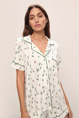 Gisele Printed TENCEL Modal Relaxed Short PJ Set