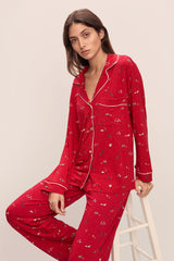 Gisele Printed TENCEL Modal Long PJ Set