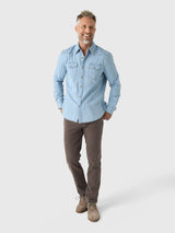 Criquet Western Denim Shirt - Light Wash