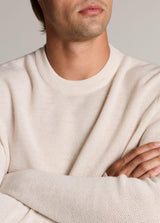 Merino Mesh Long Sleeve Crew - Oak Hall