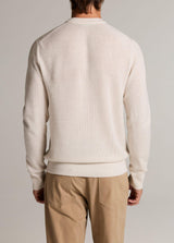 Merino Mesh Long Sleeve Crew - Oak Hall