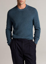 Merino Mesh Long Sleeve Crew - Oak Hall
