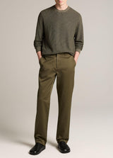 Geo Jacquard Long Sleeve Crew