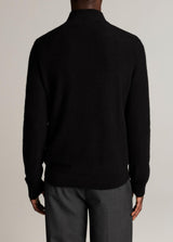 Boiled Cashmere Qtr Zip