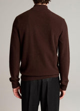 Boiled Cashmere Qtr Zip