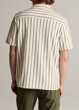 Striped Terry Short Sleeve Cabana