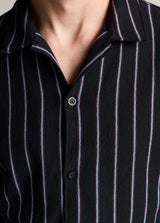 Striped Terry Short Sleeve Cabana
