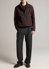Band Collar Windbreaker