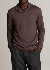 Blurred Birdseye Long Sleeve Johnny