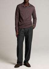 Blurred Birdseye Long Sleeve Johnny