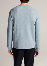 Brushed Waffle Long Sleeve Crew - Oak Hall