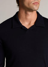 Wool Interlock Long Sleeve Johnny Polo