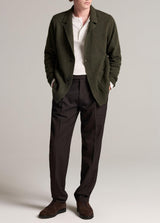Wool Cashmere Felted Blazer