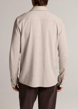 Two Tone Houndstooth Long Sleeve Button Down - Oak Hall