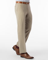 Ballin Dunhill Wool Gabardine Trouser - Oatmeal