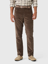 Faherty Stretch Terry Corduroy 5 Pocket - Coast Brown
