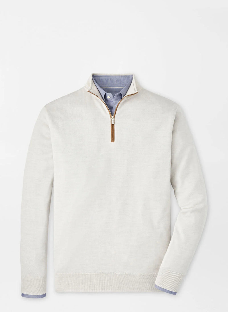 Autumn Crest Suede Trim Quarter-Zip