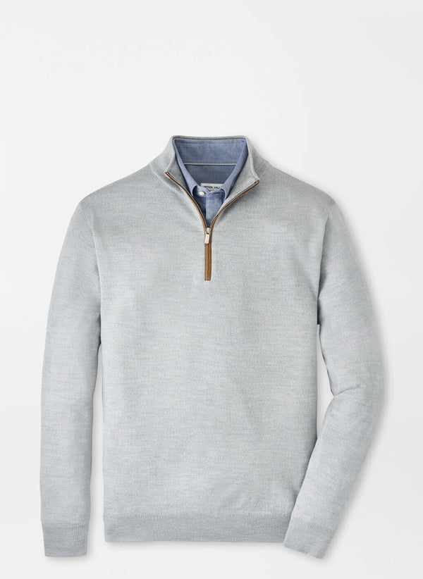 Autumn Crest Suede Trim Quarter-Zip