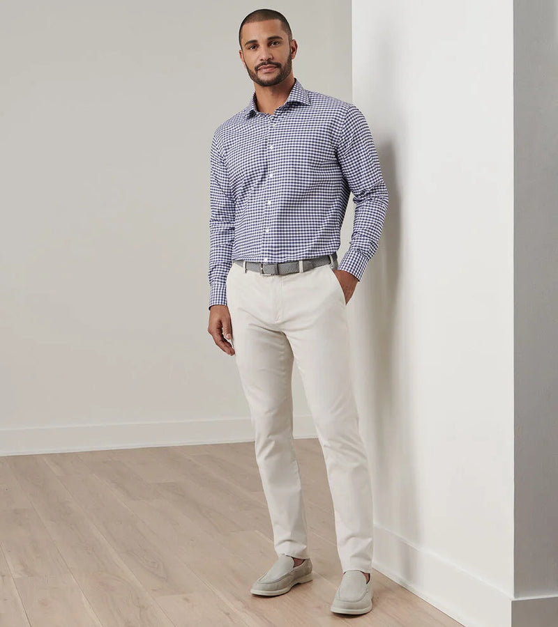 Signature Sateen Flat Front Trouser