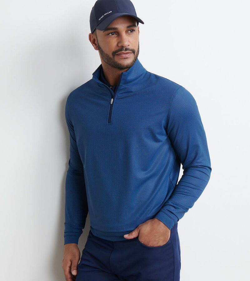 Perth Birdseye Performance Quarter-Zip