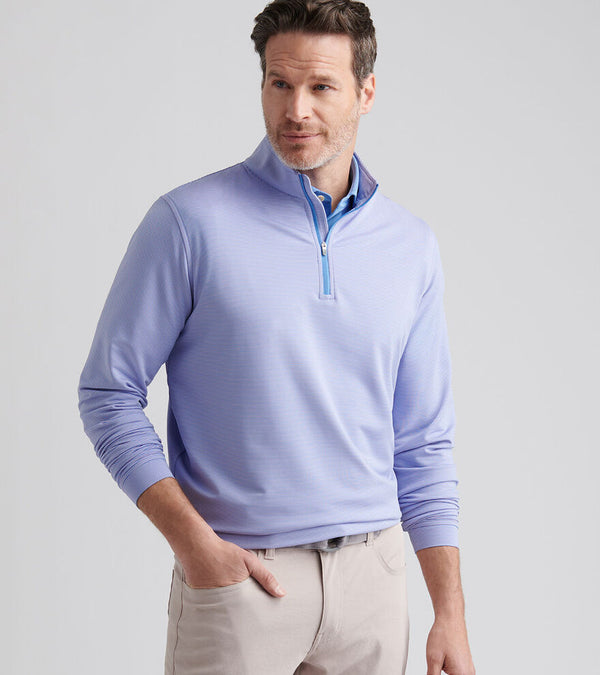 Perth Sugar Stripe Performance Quarter-Zip