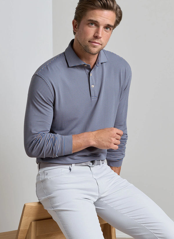 Lyons Performance Jersey Long-Sleeve Polo