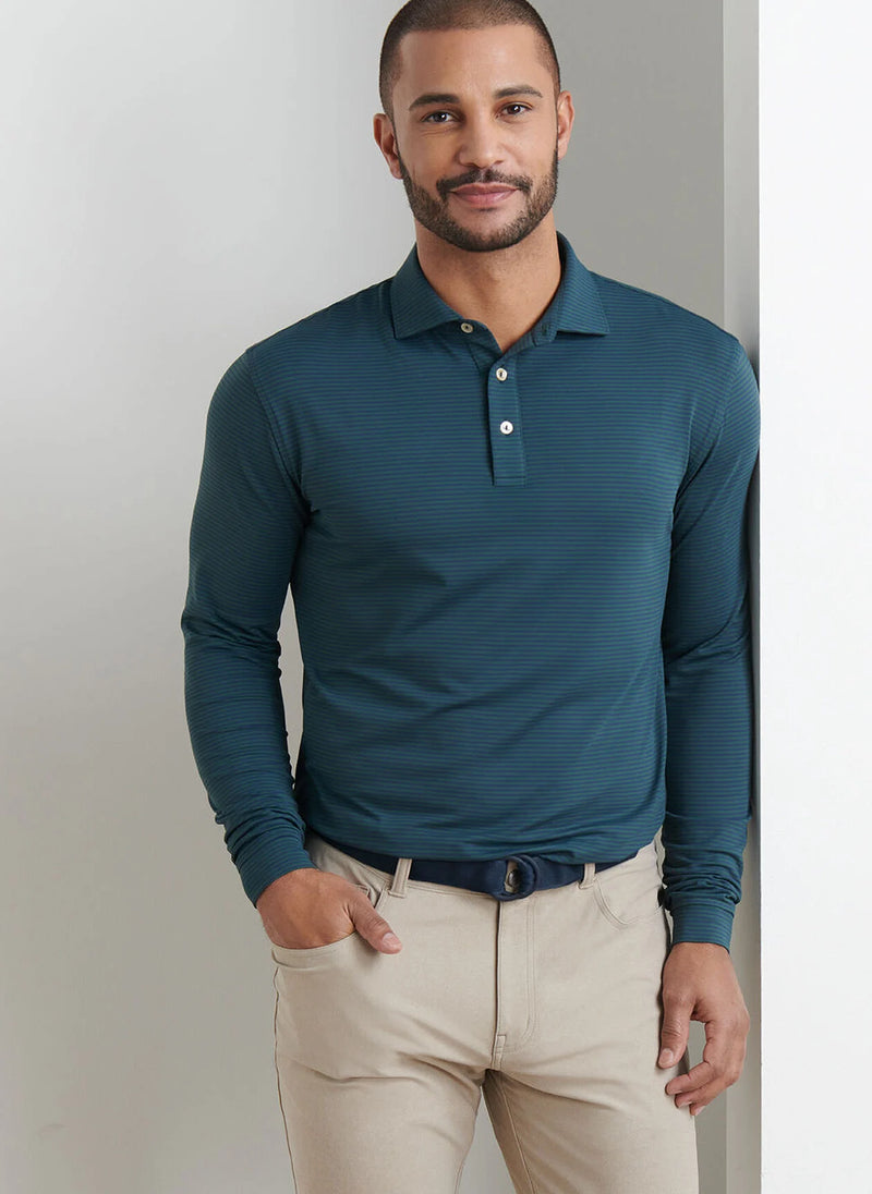 Lyons Performance Jersey Long-Sleeve Polo