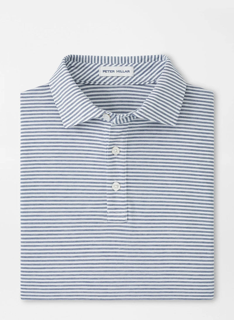 Crown Comfort Cotton Polo Collins Stripe