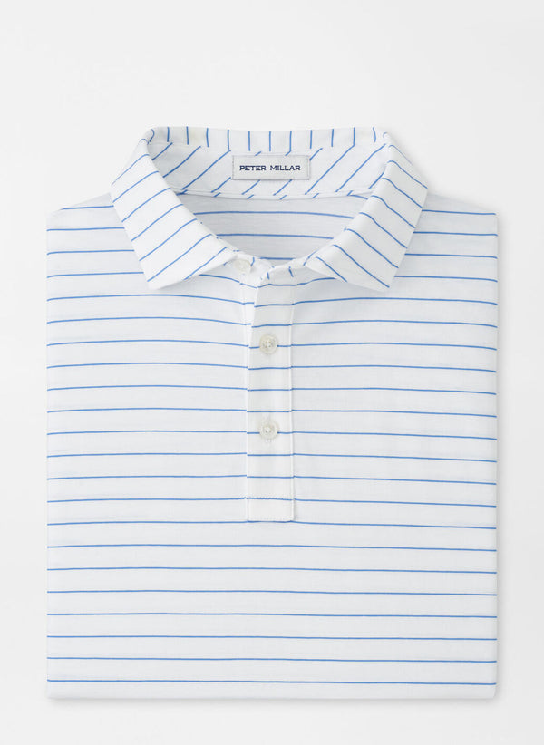 Crown Comfort Cotton Polo Rover Stripe