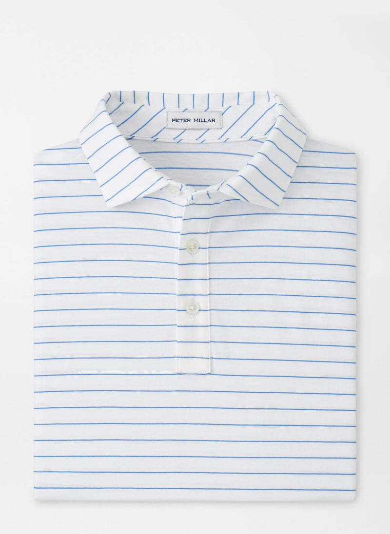 Crown Comfort Cotton Polo Rover Stripe