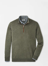 Autumn Crest Suede Trim Quarter-Zip - Oak Hall