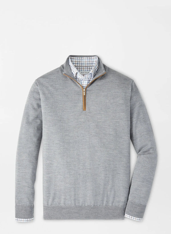 Autumn Crest Suede Trim Quarter-Zip - Oak Hall