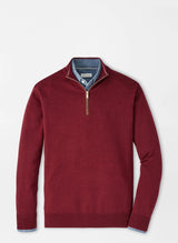 Autumn Crest Suede Trim Quarter-Zip - Oak Hall
