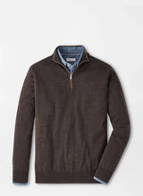 Autumn Crest Suede Trim Quarter-Zip - Oak Hall