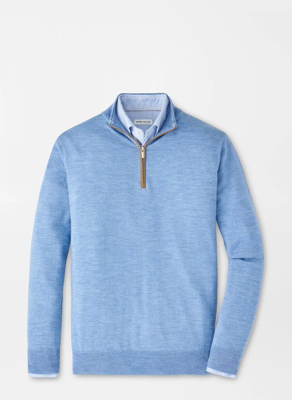 Autumn Crest Suede Trim Quarter-Zip - Oak Hall