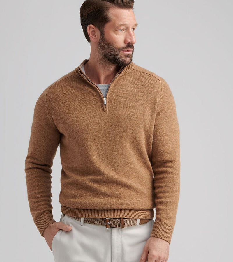 Crescent Quarter Zip Sweater