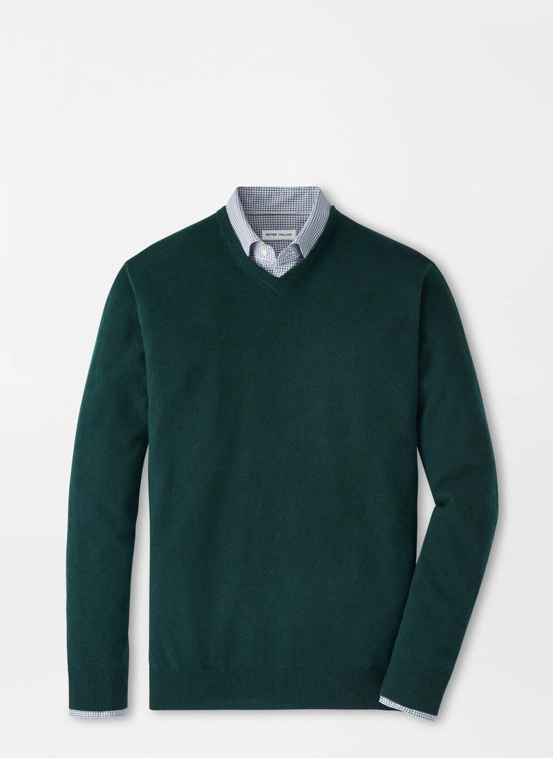 Crown Heritage Cashmere V Neck Sweater