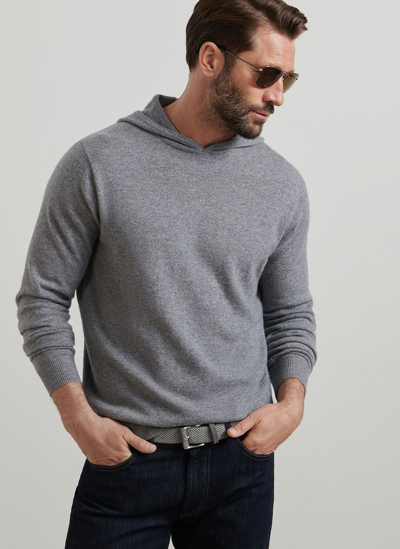 Crown Heritage Cashmere Hoodie Sweater - Oak Hall
