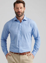 Highlands Soft Twill Cotton Sport Shirt - Oak Hall