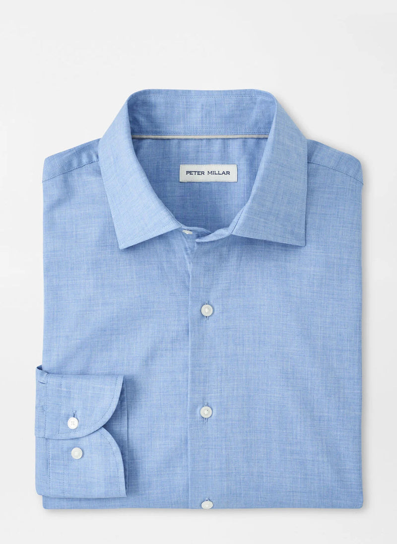 Highlands Soft Twill Cotton Sport Shirt - Oak Hall