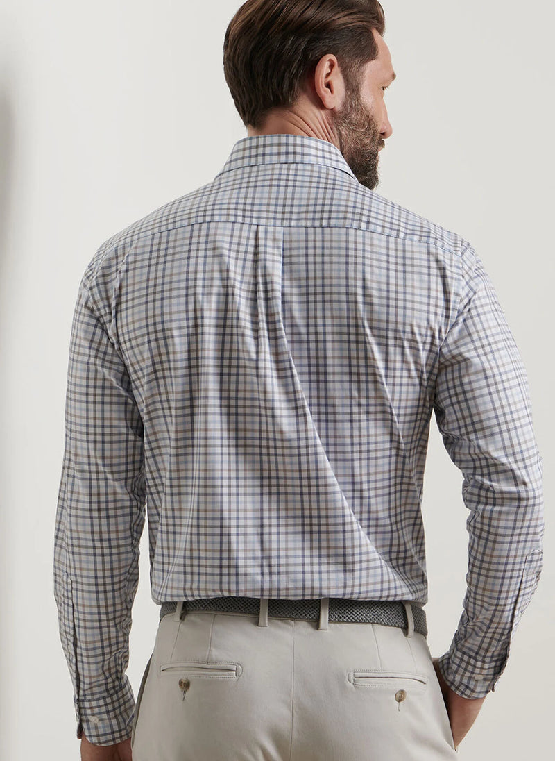 North Coast Crown Lite Cotton-Stretch Sport Shirt - Oak Hall
